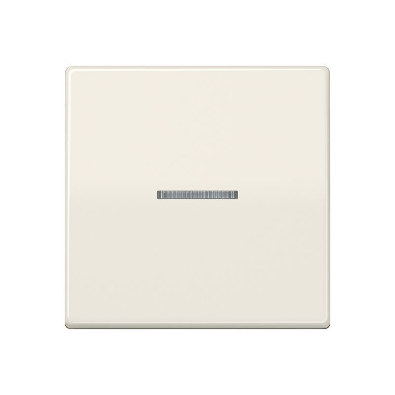Jung AS591KO5BF Wippe 1-fach, mit Lichtleiter, Thermoplast, Serie AS, weiß (ivory)