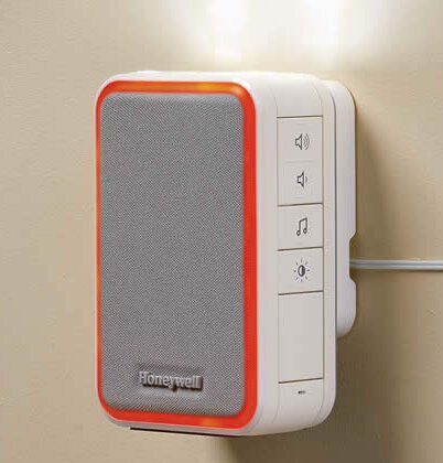 Honeywell DW315S Funk-Gong, drahtgebunden, 84 dB, 6 Melodien