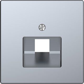 Merten MEG4521-6036 Zentralplatte für UAE-Einsatz, 1-fach, System Design, Edelstahl