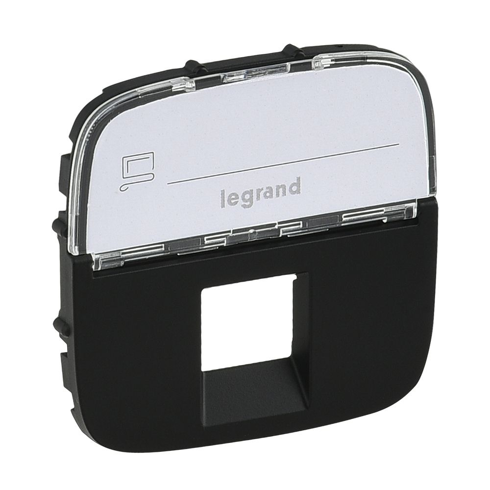 Legrand 755478 Abdeckung mit Beschriftungsfeld für Telefon- oder Datendose