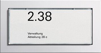 Gira 1002225 Abdeckrahmen 2-fach ohne Mittelsteg für flachen Einbau, Gira E2, reinweiß seidenmatt