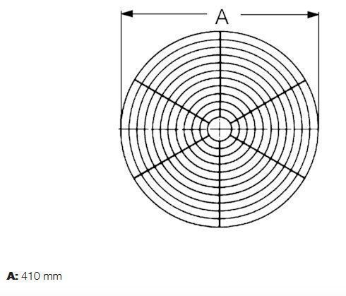 Maico SG 35 Schutzgitter aus Metall für Be- und Entlüftung, DN 350