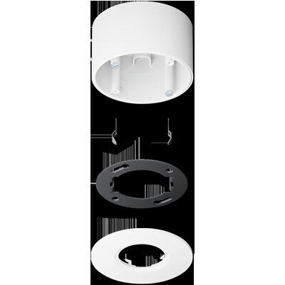 Jung PMM-AP-SET-WW Aufputz-Set für KNX Präsenzmelder / Automatikschalter, alpinweiß