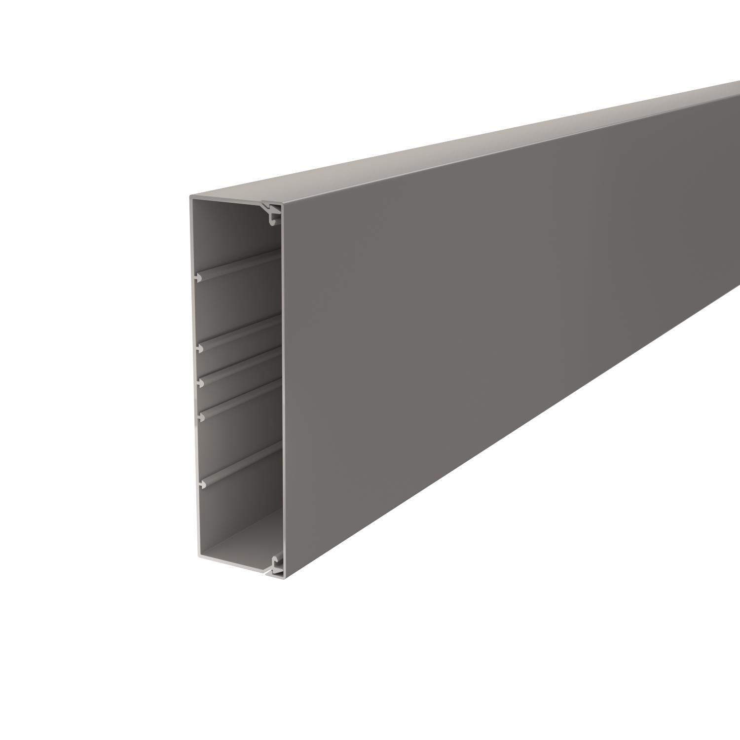 OBO Bettermann WDK-60210 STGR (61x210  mm) Geräteeinbau-Kanal, steingrau