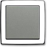 Busch-Jaeger 1721-80G Abdeckrahmen 1-fach  solo, chrom glänzend