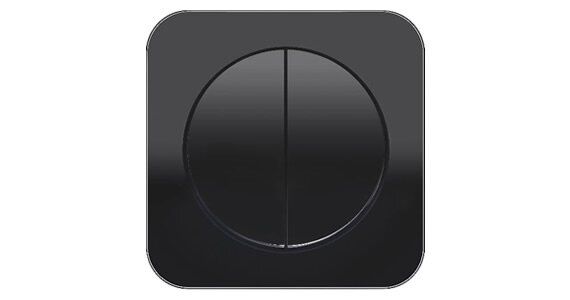 Berker 10152145 Rahmen 5-fach, R.1, schwarz glänzend