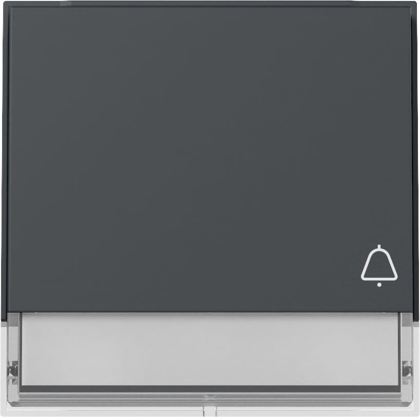 Gira 367367 Wippe Symbol "Klingel" und Beschriftungsfeld, Gira TX_44, (WG UP), anthrazit