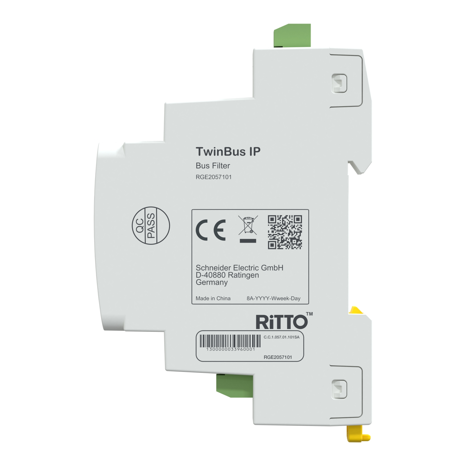 Ritto RGE2057101 Busfilter, TwinBus IP, weiß