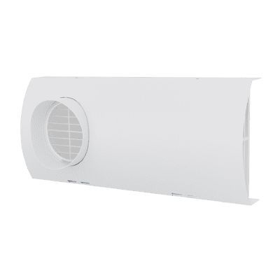 Helios KWL 70 FB-W Fassadenblende, weiß beschichtet
