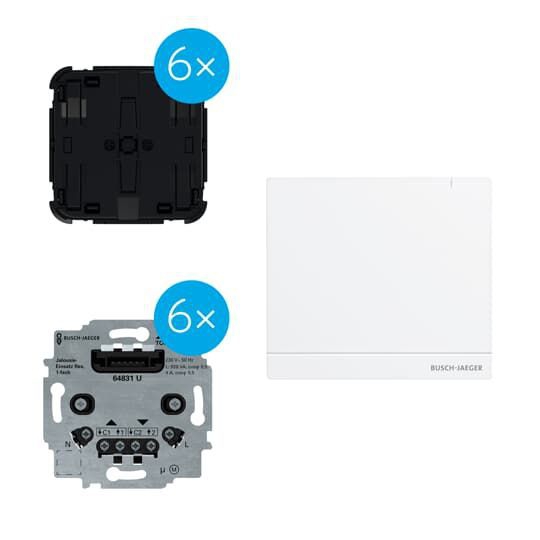 Busch-Jaeger BA-Set-S.13 Jalousie-Set flex, wireless inkl. System Access Point Busch-free@home®, Busch-free@home