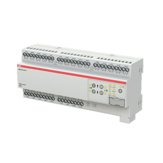 ABB SAH/S24.10.7.1 Schalt-/Jalousieaktor, 24-fach, 10 A, REG