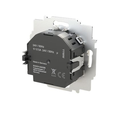 Busch-Jaeger 1096 UTA-BT Einsatz Raumtemperaturregler 24V "Schließer" mit Display, mit Bluetooth