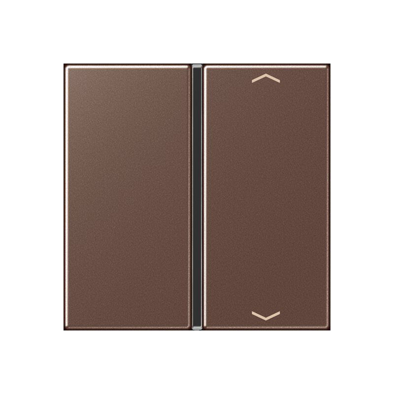 Jung A401TSAPMO Taste 1-fach, mit Pfeilsymbolen, F40, Serie A, mokka