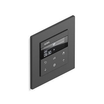 Gira 536628 S3000 Jalousie- und Schaltuhr Display, System 55, anthrazit