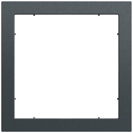 Gira 028973 Adapterrahmen mit quadratischem Ausschnitt (55 x 55 mm), System 70, anthrazit (lackiert)