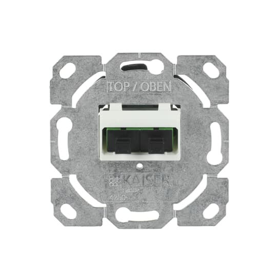 Busch-Jaeger 0244/22 Glasfaser Teilnehmeranschluss SC-Duplex-Stecker 2-fach  UP