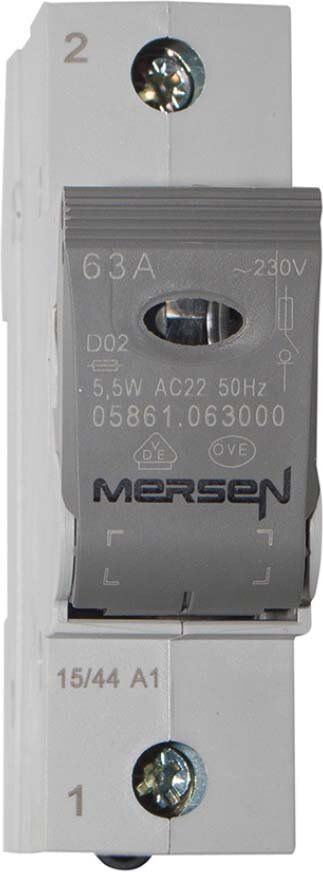 Mersen 05861.063000 Lasttrennschalter Neozed D02 63A/400 V 1pol.