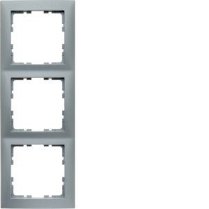 Berker 10139939 Rahmen 3-fach, S.1, aluminium matt