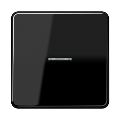 Jung CD590KO5SW Wippe mit Lichtleiter, Duroplast, Serie CD, schwarz
