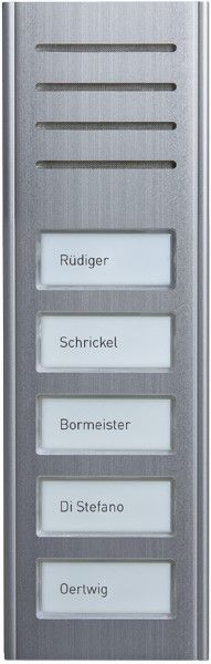 TCS PSX2350-0000 1 Außenstation, Serie ASX, mit 5 TASTA Audio für 5 WE