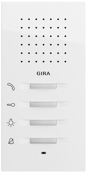 Gira 125070 Wohnungsstation Aufputz, System 70, reinweiß glänzend