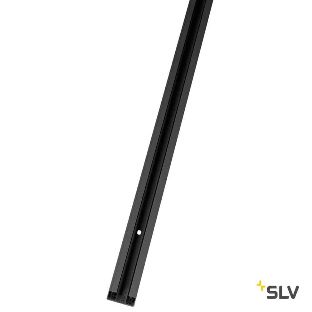 SLV 143010 1Phasen-Stromschiene Aufbau, schwarz, 1m