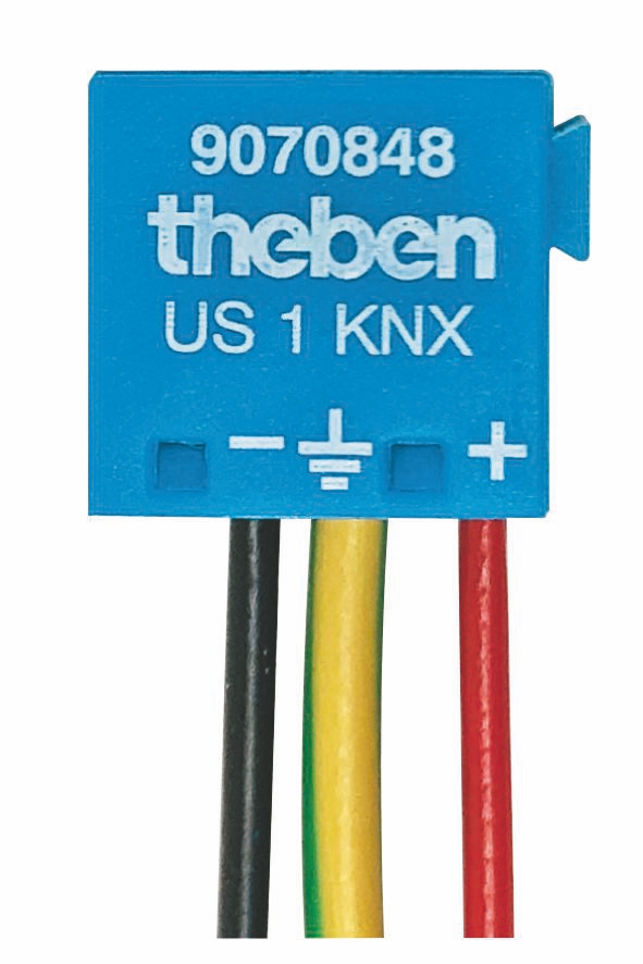 Theben 9070848 US 1 KNX, Überspannungs-Ableiter in Bauform einer KNX Busklemme, Überspannungs-Feinschutz, Für KNX Smart Home-System LUXORliving und KNX