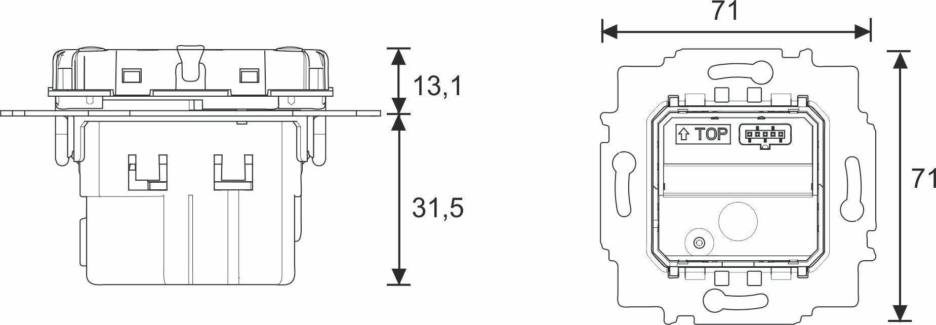 Busch-Jaeger 6215/1.1-81 Bewegungsmelder mit Schaltaktor
