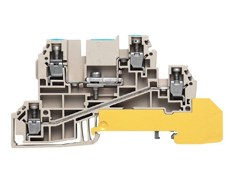 Weidmüller WDL2.5/NT/L/PE  Verteiler-Reihenklemme 2,5mm² mit WQV