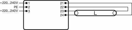 LEDVANCE QTP5 1x49W EVG elektronisches Vorschaltgerät für T16-Leuchten