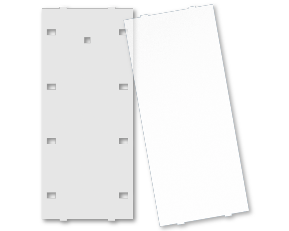 MDT ZSFA55P8 Schriftfeldabdeckung für Taster Plus BE-TA55P8.x1