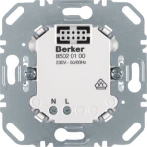 Berker 85020100 Netz-Einsatz für Elektronik-Plattform oder KNX-Funk quicklink, KNX Unterputz