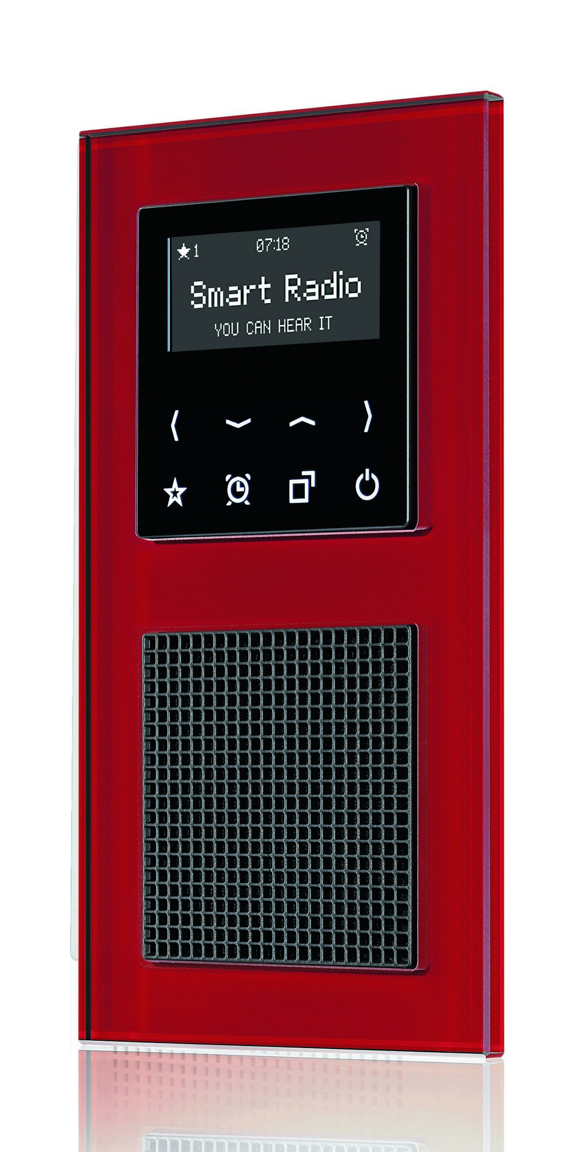 Jung DABASW Smart Radio DAB+, Serie AS/A, schwarz