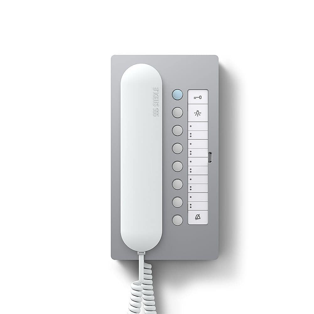 Siedle BTC 850-02 A/W Haustelefon Comfort, Alum./weiß