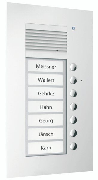 TCS PPU07-EN/02 Sprechanlagen-Set Unterputz für 7 WE