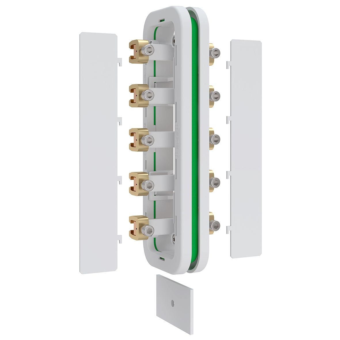 ABN ABNRY69051 Sammelschienen Verbindersatz R-Gehäuse Schrank-Schrank, 250A, 5-polig
