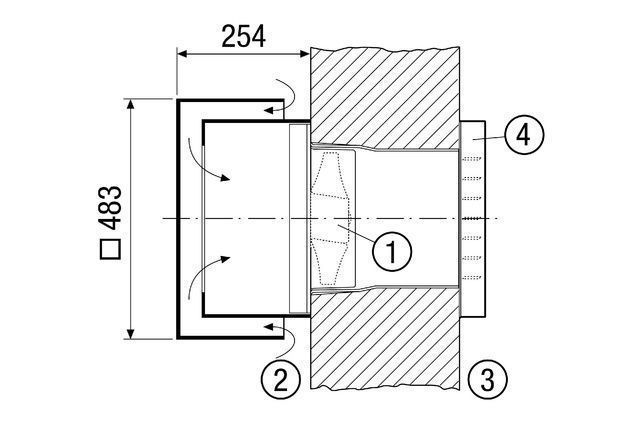 Maico ZDK 25 Dunkelkammervorsatz für EN-Lüfter
