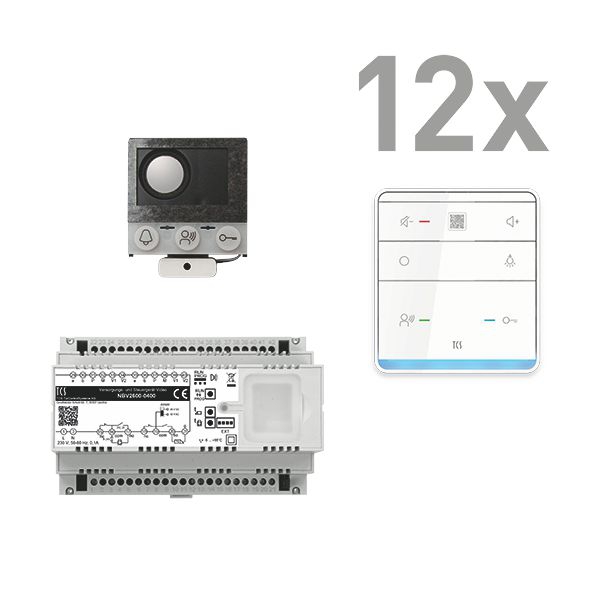 TCS PAIF120/005 1 Einbau-Türlautsprecher ASI12000, 12 Feisprecher TASTA PRO Audio 12 WE