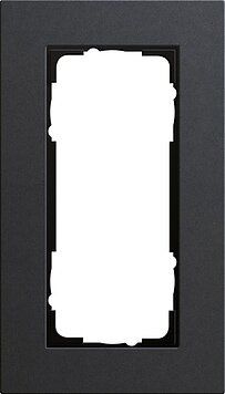 Gira 1002226 Rahmen 2-fach ohne Mittelsteg, Esprit Multiplex-Linoleum