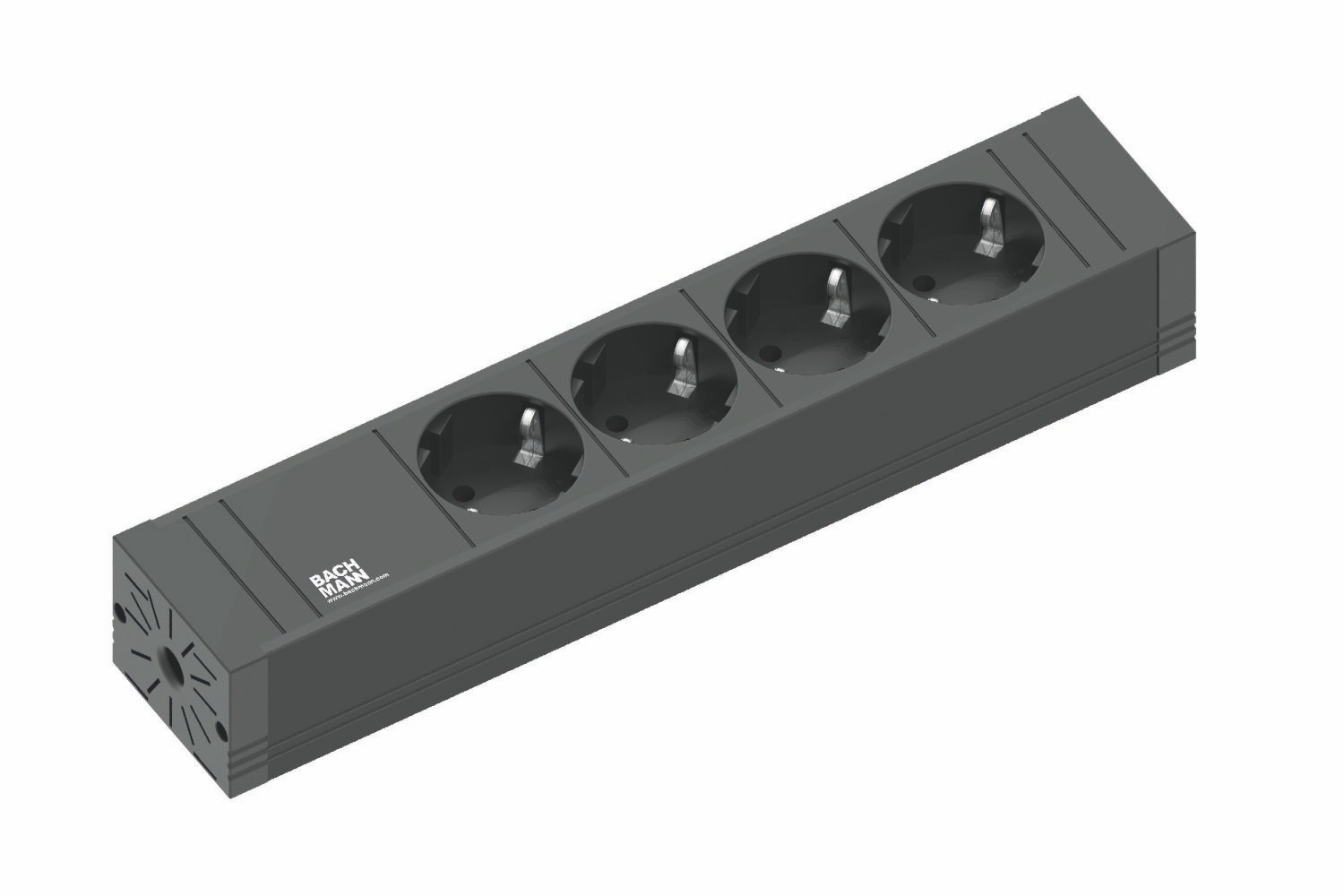 Bachmann 420.0017 Steckdosenleiste CONNECT LINE 4x CEE7/3 Strom 2,0m