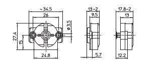 Houben 101681 G13-Einbaufassung