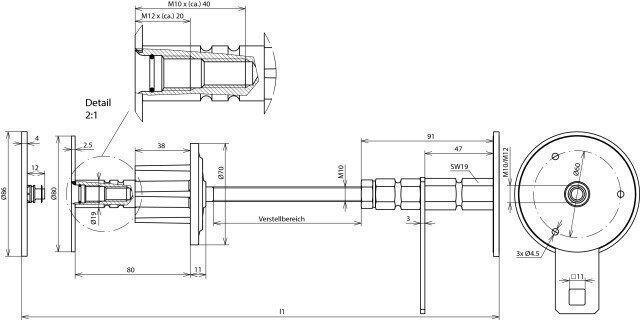 Dehn + Söhne 478 530 Druckwasserdichte Wanddurchführung