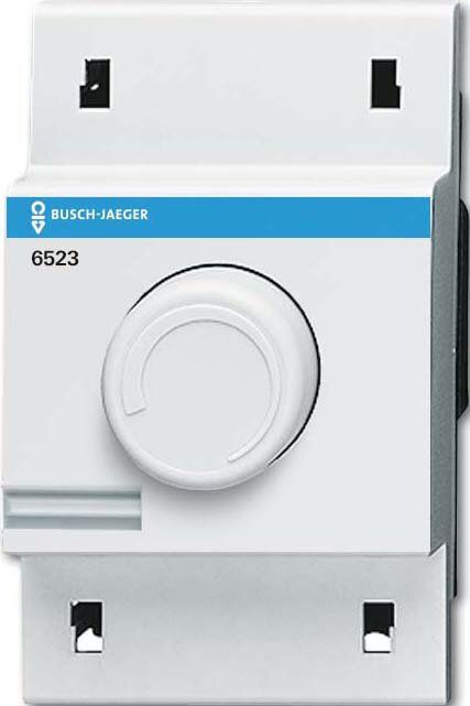Busch-Jaeger 6523-102 LED Dimmer mit Drehbetätigung, REG, LED, 2-100 W /VA, grau matt
