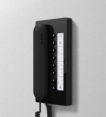 Siedle BTC 850-02 SH/S Haustelefon Comfort, schwarz glänz.