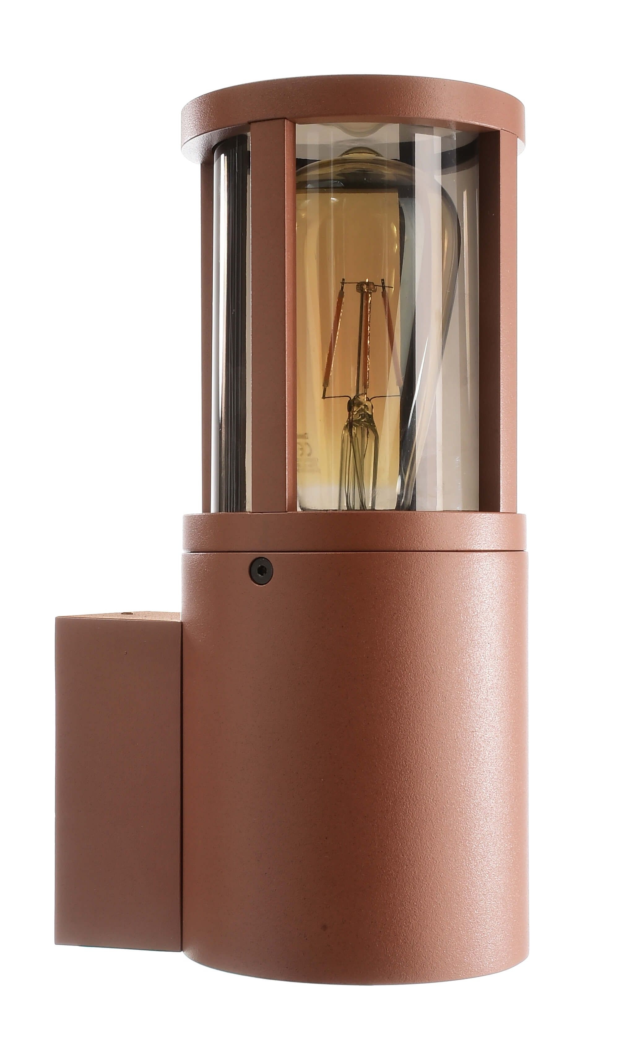 Deko-Light 731155 Wandaufbauleuchte, Facado II rund getönt, 1x max 20 W, 220-240 V/AC, 50 / 60 Hz, IP 65, rost