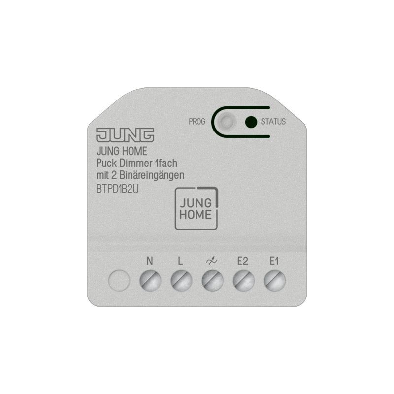Jung BT P D1 B2 U Dimmer 1-fach mit 2 Binäreingängen, JUNG HOME Puck