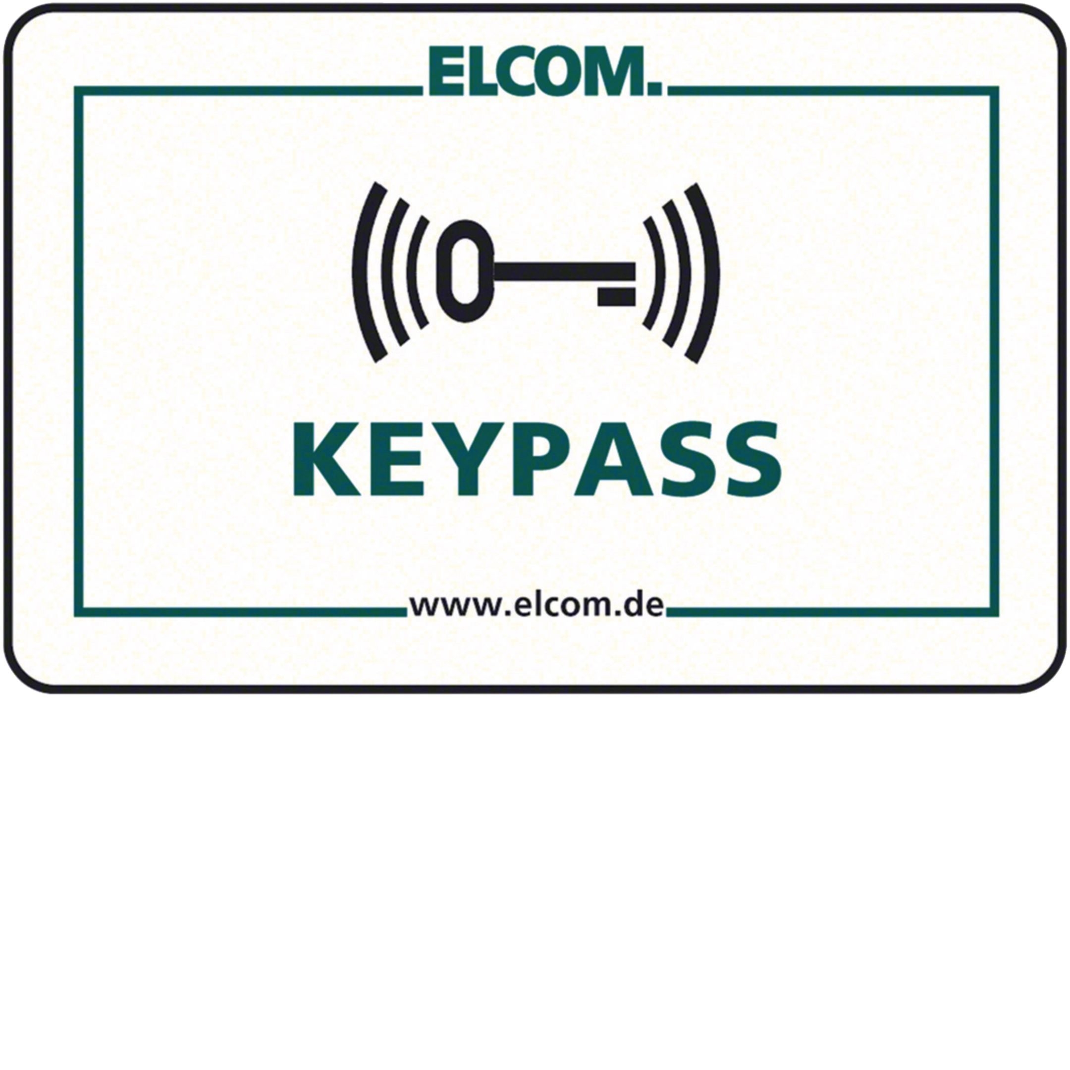 Elcom 1506213 Transponder Card 3 Stück, weiß