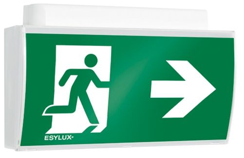 Esylux EN10061806 LED-Notausgangsleuchte SLE für Wandmontage