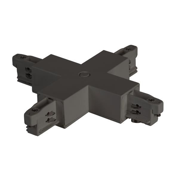 Brumberg 88130080 Kreuzverbinder zu Stromschiene 88101-88104, schwarz