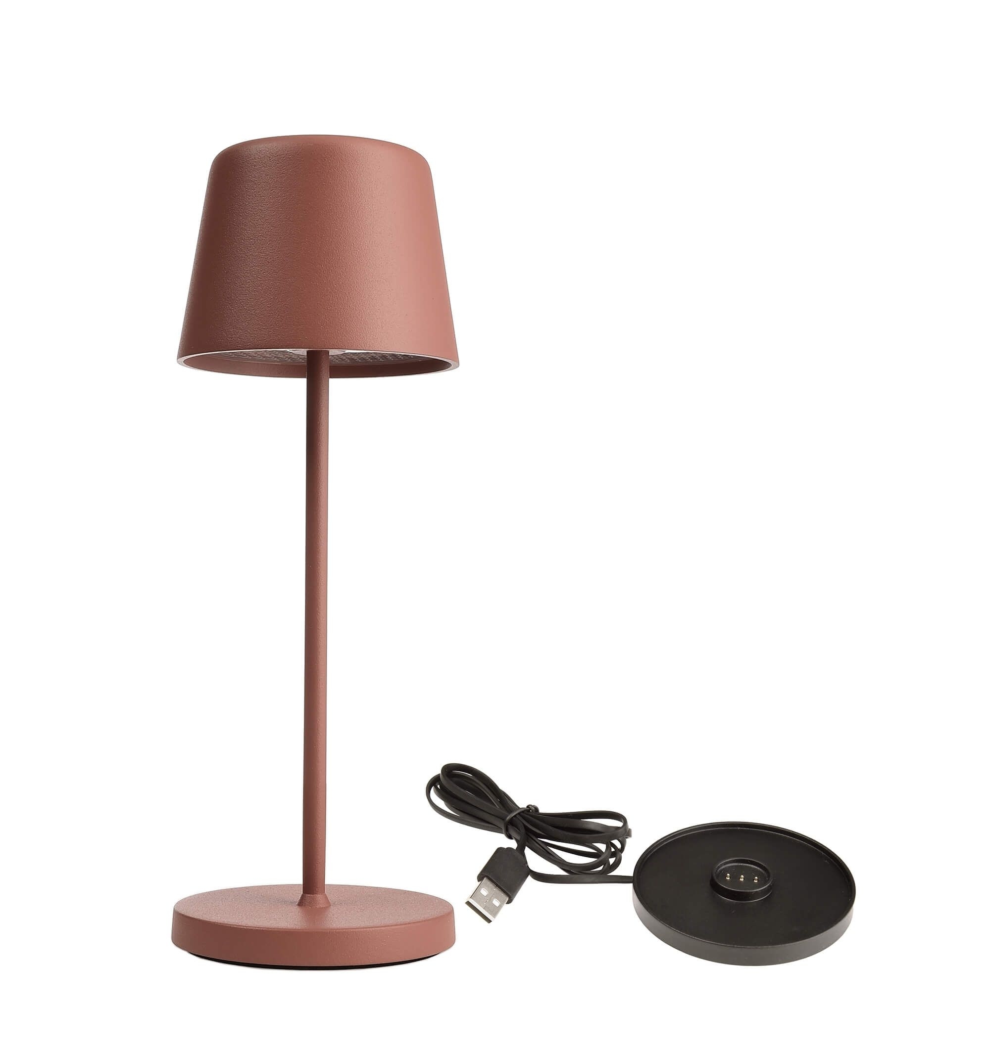 Deko-Light 620204 Akkuleuchte, Set Canis Mini + Ladesockel, 3.7 V/DC, IP 65, terracotta